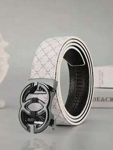 优质合金自动扣男士奢华商务休闲皮带 - 彩色 - 查看 2