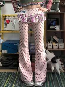 Women Pants - Pink - View 2