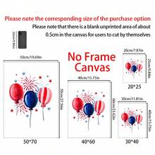 5PCS 1776 250th Independence Day Limited Edition American Canvas Murals - July 4th Patriotic Poster, Used For Room Aesthetic Home Decoration, Minimalist Wall Art Optional Frame Room Decoration Murals, Wall Decoration For Living Rooms, Bedrooms, Offices, Bars, University Dormitories - 5pcs - View 2