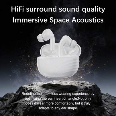 Wireless Earphone, Wireless Headphone, Wireless Earbuds, TWS Wireless Wireless Ear Buds, BT 5.3 Headphones, Sweat Resistant, Long Battery Life, Compatible With Apple & Android