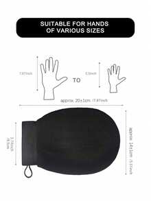 1 pieza Guantes exfoliantes profundos - Elimina eficazmente la piel muerta, suave y radiante - Exfoliante corporal de baño - Limpia la piel muerta y seca - Guantes exfoliantes suaves y eficaces, Esponja exfoliante corporal coreana suave y eficaz para eliminar la piel muerta y la suciedad, Adecuado para mujeres y hombres, Decoración de sala de estar, dormitorio y baño del hogar, Artículos de viaje, Boda, Fiesta, Cumpleaños, Regalo para novio, mamá, papá, amigos, Año Nuevo, Accesorios, Regalo divertido - multicolor - Ver 10