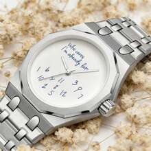 1 chiếc đồng hồ nam thạch anh, vỏ thép không gỉ hình đa giác, họa tiết số graffiti cá nhân hóa, thiết kế độc đáo phong cách hip-hop, chống nước, phát sáng, thời trang, dành cho doanh nhân. - Một cỡ - Xem 4