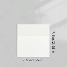800 Sheets Total 4 Packs Transparent Sticky Notes, Student Memo Pad Stickers, Suitable As Bookmarks, Back To School Gift - A - View 10