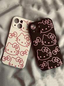 SANRIO Funda para Apple a prueba de golpes con diseño de gato, 2 piezas - Multicolor - Ver 4