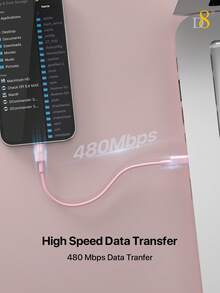 Porte-clés USB-C D8, câble de données USB (25 cm, 60 W/3 A), câble de charge USB-C court, câble de charge rapide de type C, accessoires pour téléphones, câbles USB compatibles avec iPhone 16 / iPhone 16 Pro / 16 Pro Max / 15 / 15 Pro Max / 13 / 15 Pro / Air 2023 / Pro 2023, Air 5, Galaxy Pixel 2 / 2 XL / 3 / 3 XL / 3a / 3a XL / 4 / 4 XL / 5 / 6 / 6a / 7, Air / Pro, Pro, Air 4, Mini 6 - Porte-clés rose + rose - Voir 6