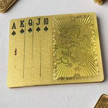 1 Box Elegant Design, Exquisite Pattern, Gold Dragon Motif PVC Material Durable Set, Suitable For Valentine's Day, Thanksgiving, Christmas, Halloween And New Year Celebrations, Applicable For Party Gatherings, Holiday Game Nights, Elegant Style, High-Quality Printing, Most Suitable For Christmas, Perfect For Thanksgiving - Multicolor - View 5