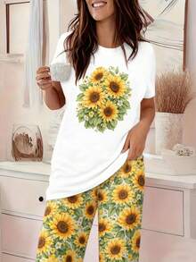 Valentine'S Day Pre, New Year Discount,  2D Flat Print, One Short Sleeve T-Shirt, Women'S Adult Pure T-Shirt, Comfortable Fit, Essential For Outdoor Travel, Spring Summer T-Shirt, Local Delivery - trắng - Xem 7