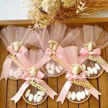 10/20 Stück Silber/Gold Spiegel Taufe Gastgeschenk Etiketten mit Bändern, Platzkarten, Taufe Souvenirs, personalisierte Hochzeitsgast Namensschilder, sportlich, personalisiertes Geschenk, einzigartiges Geschenk - Verschiedenfarbig - Übersicht 13