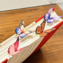 Hollow 3D Butterfly Paper Bookmarks, Cute Fresh Translucent Cultural Creative Small Gifts Suitable For Students, High-End Bookmarks - Butterfly - View 5