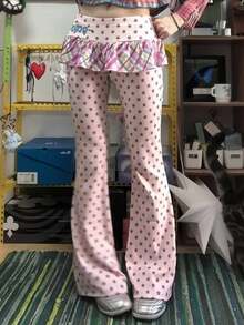 Women Pants - Pink - View 4