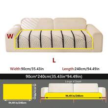 1 chiếc đệm sofa nhung gợn sóng dệt jacquard chống bám bẩn, chống trượt, chống mài mòn, thân thiện với thú cưng và chống bám bẩn, phù hợp cho phòng khách và phòng ngủ quanh năm, có thể giặt máy. - gợn sóng - Xem 17