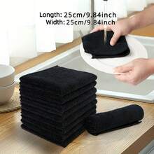 20 khăn lau - Khăn lau nhanh khô, chống trầy xước - Thích hợp cho nhà bếp, phòng tắm, ô tô, cửa sổ, dụng cụ nấu ăn, bát đĩa, khăn lau vi sợi, khăn lau chùi, vệ sinh đồ nội thất, dụng cụ vệ sinh, đồ dùng vệ sinh - Loại A - Xem 1