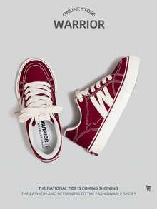WARRIOR 1 đôi giày thể thao cổ thấp, kiểu dáng năng động và đa năng, phù hợp để mang hàng ngày. - Gạo đỏ rượu vang - Xem 4