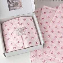 30 Sheets Pink Bow Tissue Paper, Cute Bowknot Printed Gift Wrap Tissue Paper Decorative Art Paper For Mother's Day Gift Packing Coquette Birthday Wedding Party DIY Crafts - 多色的 - 查看 8