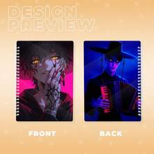 K-Pop 猎巫女团周边 B6 螺旋笔记本 - 彩色 - 查看 1