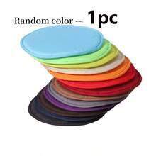 Cojín redondo portátil de 12 pulgadas de colores - Material de poliéster duradero y fácil de limpiar, adecuado para uso en interiores y exteriores, almohadilla multicolor reutilizable para banco del hogar y esterilla de camping al aire libre - Multicolor - Ver 7