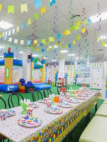 6pcs, Each 75cm / 29.5in In Length. Colorful Ceiling Vortex Aluminum Foil Decorative Hanging Plastic Ribbons. Theme Vortex Decorations For Parties, Weddings, Birthdays, Graduations. - View 9