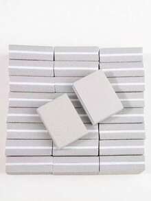 Double-Sided Mini Square Nail File Nail Polishing Tool - Grey - View 4