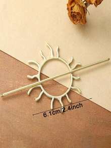 时尚简约创意复古精致百搭圆形发髻发夹2件套，适合女性日常佩戴、外出、拍照、送礼，可作发髻造型器、发型设计发夹。 - 彩色 - 查看 7