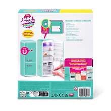 Set Kulkas Mini ZURU Brands - 60+ Replika Mini Kejutan, Lampu LED/UV dan Koleksi Lembut Eksklusif, Mainan untuk Anak Usia 3+ (Termasuk Set Mainan Kulkas) - Mint Green - View 3