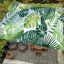 1 mái che lá cọ - Lá cọ xanh nhiệt đới, thích hợp cho bãi biển, cắm trại, sân vườn, dã ngoại, chất liệu bền, thiết kế nghệ thuật, sử dụng cho dã ngoại và sân sau. - A - Xem 10