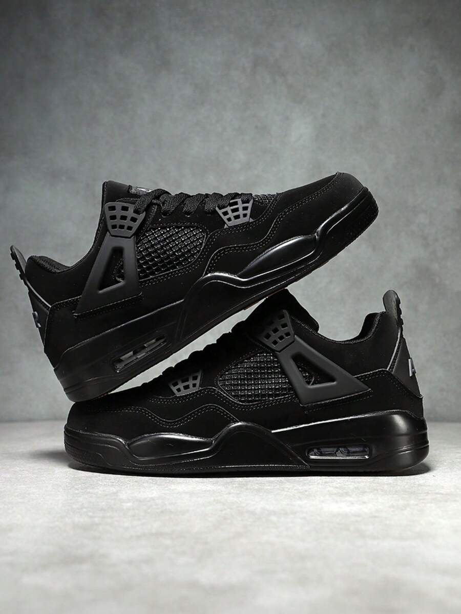 New Casual Sports Shoes For Men And Women, Styish And Breathable, Perfet For Outdoor Sports, $Hopping, Walking, Chrstmas, Irthdays, And As A Gift. - 純黑 - 查看 1