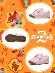 Disney 1 Đôi giày thể thao trẻ em chính hãng hợp tác giữa Judy Hopps và Nick Wilde trong series Animal City 2, thích hợp cho sinh hoạt hàng ngày, kỳ nghỉ, hoạt động ngoài trời, thoải mái, chống trơn trượt, thoáng khí. - Hồng - Xem 4