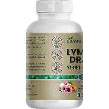 VIVONU 21 In 1 Liposomal Lymphatic Drainage Supplement, 45 Day Supply, 4800mg Immune And Lymphatic System Support, 10:1 Concentration Technology, Purple Cone Flower, Dandelion, Burdock, Pineapple Proteinase, Calendula Flower, 90 Capsules - 3 bottle - 查看 11