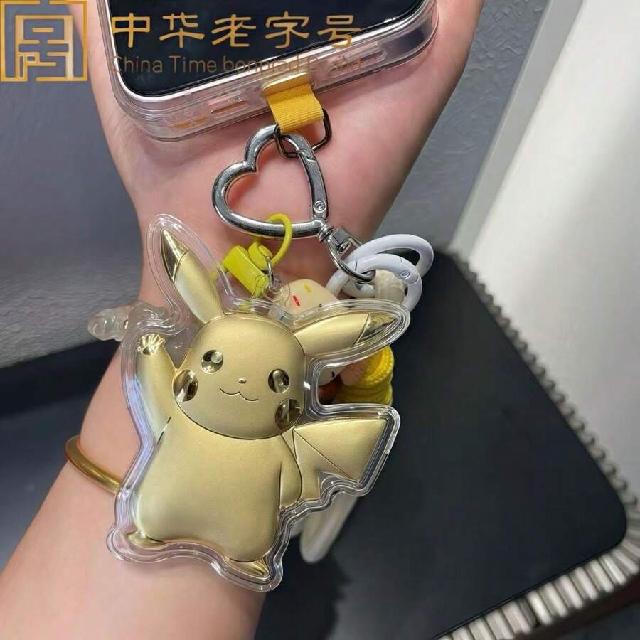pokemon Móc khóa hoạt hình, mặt dây chuyền, phụ kiện điện thoại, dây đeo, quà tặng cho bạn gái, bạn thân - Nhiều màu - Xem 1