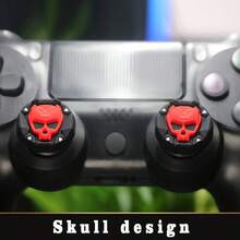Pelindung Joystick Elite Skull, Kompatibel dengan PS2/3/4/5, /360, Switch Pro Controller dan Switch 2/Joy Con 2, Dapat Diganti, Pemasangan Mudah, Meningkatkan Pengalaman Bermain Game, Praktis dan Elegan, Hadiah Gamer yang Sempurna - View 3