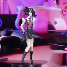 1个动漫手办 - 收藏版PVC可动人偶雕像，以可爱的动漫女孩“Ame-Chan”为原型设计，是绝佳的桌面摆件，也是送给动漫迷、收藏家和爱好者的完美礼物 - 可搭配动漫摄影背景 - 可爱的姿势、精致的服装和生动的表情 - 手工制作的动漫风格手办 - 彩色 - 查看 5