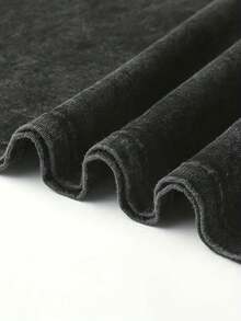 Retro Distressed Men's T-Shirt - "Beautiful Disaster" Skull & Text Graphic Print, Casual Daily Streetwear Top, Breathable Cotton Tee For Holiday Gifts 004-AB - màu đen - Xem 9