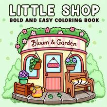 1pc Coloring Book Suitable For Adults And Children, Learning Supplies, Toys, Back To School Essential, Bold Simple Design, Relaxing, Christmas, Halloween Gift, Birthday Gift, Children's Day, Student Supplies - A - View 1