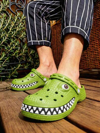 Crocodile Slippers Summer Non Slip Soft Comfortable Home Shoes For Men Designer