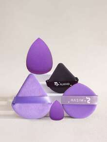 Bộ mút trang điểm 5/4/3/2/1 món, bộ mút trang điểm hình giọt nước, bộ mút trang điểm hình tam giác, bao gồm (1 mút hình giọt nước + 12 bông phấn + 1 bông phấn tam giác nhung + 1 mút trang điểm mini). Bông phấn, mút trang điểm, mút trang điểm mềm mại và bông xốp, dụng cụ trang điểm, mút cố định lớp trang điểm, dụng cụ làm sạch da mặt. - Nhiều màu - Xem 3