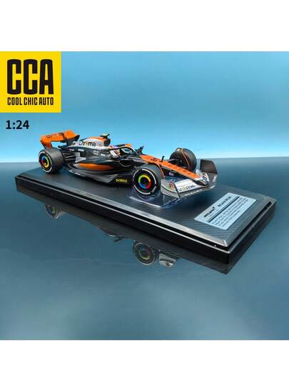 1:24 McLaren F1 British Grand Prix Edition Race Car, 1:43 McLaren F1 British Grand Prix Edition Race Car, 1:1 Scale Replica, Detailed Painting, Collection Display, Must-Have For Racing Fans, Holiday Gift