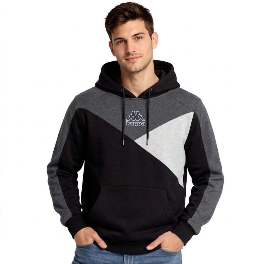 Sport Logo Berry Men's Fleece Jacket - 黑色/混色 - 查看 1