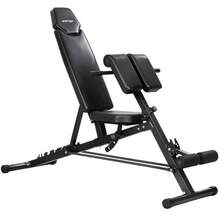 Multifunctional Weight Bench, Adjustable Incline And Flat Bench With 6-Position Backrest, 3-Position Seat, Black - Black - View 1