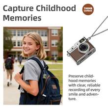 AXNEN Mini Keychain Camera | Portable 1080P Digital Camera With Motion Detection And Loop Recording | Pocket Video Recorder Suitable For Photography, Travel | Perfect Gift For Birthday, Christmas And Fashion Accessory - View 7