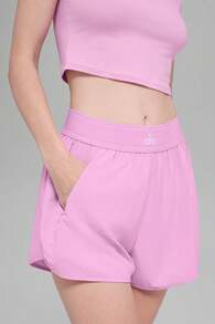 Alo Yoga Alo Match Point Short True To Size Women's Candy Heart Pink W6334r - Dusty Pink - View 4