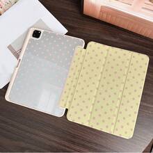 Ốp bảo vệ máy tính bảng chấm bi vàng và hồng, 1 chiếc, có khe đựng bút chì, tương thích với iPad 10.9/10.2/Air 5/Pro 11/10/9.7/Air 2/(thế hệ thứ 7)/(thế hệ thứ 8)/Air 4/5/Pro 11/10 10.9 inch phiên bản 2022, chức năng ngủ/thức thông minh, phụ kiện máy tính bảng thời trang, tương thích với 5/5PR/6/6PRO/7/7PRO/Galaxy Tab S10+/S9/A9, quà tặng văn phòng. - Nhiều màu - Xem 8