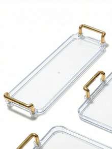 1 chiếc kệ đựng đồ dùng nhà tắm, thiết kế hai tầng, có thể đựng mỹ phẩm, đồ chăm sóc da, nước hoa, bàn chải đánh răng, thích hợp cho phòng tắm, phòng ngủ, văn phòng. - Trong sáng - Xem 11