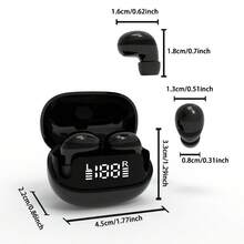 Mini Wireless In-Ear Headphones, High-Quality Noise Cancelling, Discreet For Sleep/Work/Class, Touch Control Stereo Calling - View 4