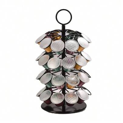 360° Rotating Coffee Capsule Holder, Detachable Storage Stand For 40 Capsules, Space-Saving