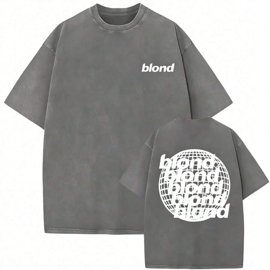 2026 Summer TopsWomen's Vintage California Los Angeles Graphic T-Shirt - Casual Round Neck, Short Sleeve, Cotton, Machine Washable, EST 1776 Print202 - 灰色 - 查看 1