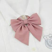 1pc Women's Knitted Polyester Adjustable Solid Color Bowknot - Pre-Tied, Campus JK Style, Japanese Sailor Outfit, Suitable For Daily Wear, Dating, Party, Prom - Multicolor - View 2