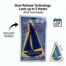 BAGUS 5-20片装“顺风顺水”香氛汽车空气清新剂，持久清新车内空气 - 帆船 - 查看 5