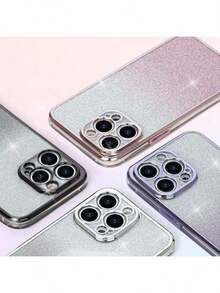 渐变闪光防震手机壳，轻薄如裸机，兼容 13C/14C/13/12C/12/10/10A/9C/9T/9A/9/A3，透明。手机壳兼容 /11、16 PRO MAX、17 PRO MAX/Galaxy、三星/荣耀/Note13 Pro/12C/13C/S23 Ultra/S24 Ultra/S25 Ultra。 - 粉色 - 查看 3