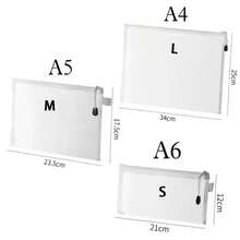 1/5/10/20 chiếc túi đựng tài liệu trong suốt, có ba kích cỡ: A4/A5/A6. Gói 1 chiếc, cỡ S/M/L. Túi đựng tài liệu có khóa kéo, túi đựng đồ chơi xếp hình, túi đựng bút chì, túi đựng hồ sơ, túi đựng văn phòng phẩm, túi quà tặng, đồ dùng học tập, đồ dùng học sinh. - Lưới trắng - Xem 3