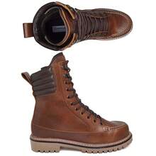 Ranclafe Men's Nubuck Leather High-Top Ankle Boot Comfortable And Durable - Mocha Brown - View 16